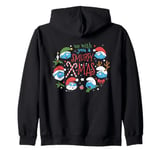 The Smurfs We Wish You A Smurfy Christmas Zip Hoodie