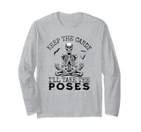 Keep The Candy I'll Take The Poses Halloween Yoga Long Sleeve T-Shirt