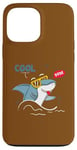 Coque pour iPhone 13 Pro Max Cool Dude – Soyez votre auto-rester au frais – Requin cool avec lunettes