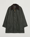 Barbour Lifestyle Border Wax Coat Archive Olive