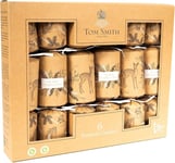 Tom Smith Xmas Childrens Luxury Adult Christmas Kraft Premium Crackers-6 Pack