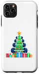 Coque pour iPhone 11 Pro Max Christmas Tree Haltère Poids Haltérophile Gymnase