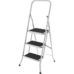 Tabouret d’échelle SECURITY 3 Steps In Allum Anti-slip Lock Safety EN14183