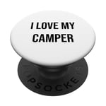 J'adore mon camping-car PopSockets PopGrip Adhésif