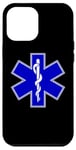 Coque pour iPhone 12 Pro Max Star of Life Canne à pêche d'asclépius EMT PARAMEDIC MEDIC