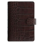 Filofax Classic Croc Personal Chestnut