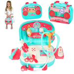 WOOPIE Little Doctor Set Läkare i Resväska + 19 Tillbehör