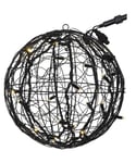 [2] Utvidelse System LED - Ball 30-lys utvidelse, diameter 35 cm, Sort