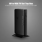 TV Set Top Box PC Monitor Receiver Speaker External LCD CRT VGA Tuner HDTV 1 New