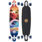 Osprey Longboard à Double Pointe, 99,1 cm, Skateboard Complet, Planche en érable Canadien, 7 Plis, pour Adultes, Enfants et débutants, Coucher de Soleil, Plusieurs Couleurs