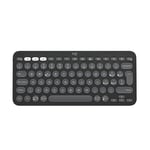 Logitech Pebble Keys 2 K380s - QWERTY Italian Layout, Graphite