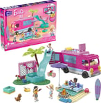 MEGA Barbie Car Building Toys Playset, Dream Camper Adventure with 5 (US IMPORT)