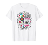 I Am The Storm Sugar Skull Womens Motivational Quote T-Shirt