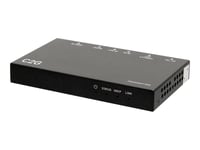 C2g Hdmi + Rs232 + Ir Tx Box - Video/Lyd/Seriell-Forlenger - Hdmi, Hdbaset - Opp Til 70 M