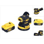 Dcw 210 n Ponceuse excentrique sans fil 18 v 125 mm Brushless + 1x batterie 5,0 Ah - sans chargeur - Dewalt