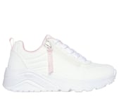 Skechers Chaussures Fille Uno Lite-Easy Zip,Ligne Street Los Angeles Blanc ( Bia