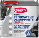 POLYTROL 0.5 L  RENOVATEUR METAL PLASTIQUE GELCOAT MARBRE PEINTURE ARDOISE