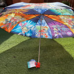 Bakugan Battle Brawlers Umbrella Blue  Windproof Frame 35" Wide