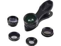 Mobile Lens Kit Apexel Apl-Dg5h 5 In 1 Universal (Black)