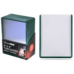 Ultra Pro Ultra Clear Colored Border 3" x 4" Toploader (25-pack) Grön