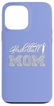 Coque pour iPhone 13 Pro Max Basketball Mom Proud Fan de basket-ball pour femme