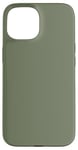 Coque pour iPhone 15 Vert avocat foncé