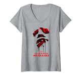 Texas Chainsaw Massacre (2022) Logo - Leatherface Happy Face V-Neck T-Shirt