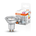 OSRAM LED Star Reflektor-Lampe PAR16 für Strahler und Spots in Tageslichtweiß (6500 K), klar, 50mm DM, mit 6.9 W für 620 lm, GU10 Retrofit Pin-Sockel, bleifreies Glas, IP20,6-Pack