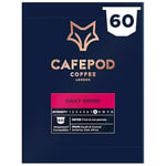 CafePod Coffee Pods Nespresso Compatible Daily Grind 60 Aluminium Capsules