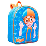 Blippi "Hey" 3D EVA Backpack Rucksack School Bag Blue Orange TV Show