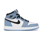 Air Jordan 1 Retro High White UNC University Blue Black (GS)