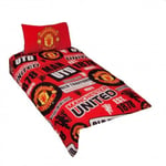 Manchester United FC. Single Reversible Duvet Set