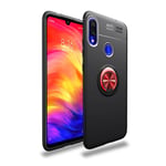 Xiaomi Redmi Note 7 rengaspidike suojakotelo - Musta / Punainen Monivärinen