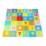 BalanceFrom Tapis de Jeu Puzzle pour Enfant avec Carreaux emboîtables en Mousse EVA, Alphabet (36 Carreaux)