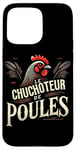 Coque pour iPhone 15 Pro Max Humour Poule Jardin Poules