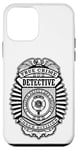 Coque pour iPhone 12 mini Badge de police amusant True Crime Detective Division