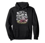 Life is better on the Farm, Cute Animals, Country Farm Girl Pullover Hoodie