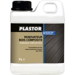 Plastor - Rénovateur bois composites 1L : rénovez, protégez, imperméabilisez vos terrasses, bardages, abords de piscine en bois composites