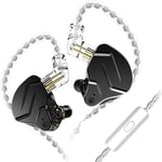 Kz Zsn Pro X ¿¿couteurs Intra-Auriculaires Avec 1Ba Et 1Dd, Kz Avec Cable De 0,75 Mm ¿¿ 2 Broches - Noir, Avec Micro\U2026