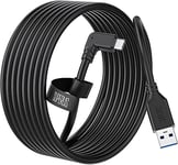 SUPERUS Link Câble pour Oculus/Meta Quest 2/Quest 1, 3M USB 3.0 à USB C Cable Link, Transfert de Données à Grande Vitesse et Cordon de Charge, Accessoires pour Casque VR Gaming PC/Steam VR