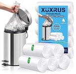 XUXRUS 10l Pedal Bin Liners,200 Counts Small Clear Plastic Bin Bags, Strong Can