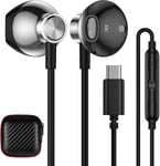 Écouteurs Usb C Intra-Auriculaires, Galaxy S22/S21 Ultra Écouteurs Filaire Pour Semi-In Ear Usb Type C Casque Hifi Stéréo Usb C Écouteur Pour Galaxy S22 S21 Ultra S20Fe Oneplus 10/[QUE072504]