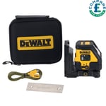 DeWalt DCLE14201GB-XJ Crossline Green Beam Laser Level With Integrated Battery