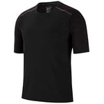 NIKE M Nk Tch PCK Tech Knit Ss Top T-Shirt - Black/Anthracite/Reflective Black, Large