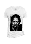 T-Shirt Homme Col V Miles Davis Jazz Trompette Artiste Jazzmen Tutu