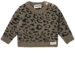 Tocoto Vintage Animal Print Baby Tröja Brown | Brun | 2 years