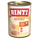 RINTI Sensible -säästöpakkaus 12 x 400 g - kana & riisi