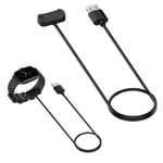 1m Amazfit GTS 2 Mini / GTS 2e / GTR 2e USB magnetisk laddningskabel Svart