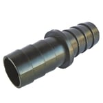 SOMATHERM FOR YOU //1547-17 Conn Junction DRT pr Pipe EVAC Connection Right Ringed Nipple for Machine Drain Hose Washing, Gray