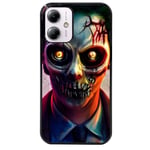 Coque noire pour Moto G54 joker manga et zombie walking dead